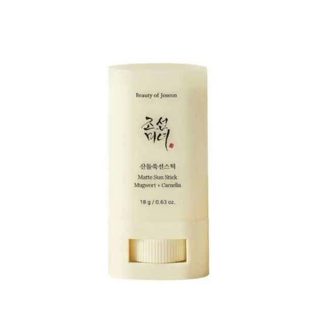 BEAUTY OF JOSEON Matte Sun Stick Mugwort&Camelia SPF50+ apsauginis pieštukas nuo saulės 18g