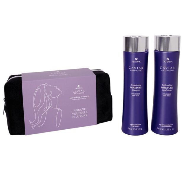 ALTERNA CAVIAR MOISTURE HOLIDAY DUO SET rinkinys šampūnas 250ml ir kondicionierius 250ml