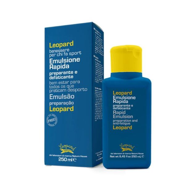 NATURA HOUSE LEOPARD RAPID EMULSION greito poveikio masažinė emulsija 250 ml