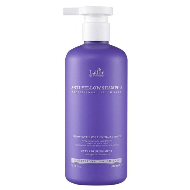 LADOR Anti-Yellow Shampoo šampūnas turintis violetinį atspalvį 300ml