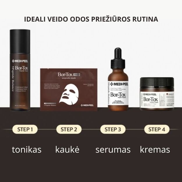 MEDI-PEEL Bor-Tox Ampoule Mask jauninamoji veido kaukė, 30 ml.