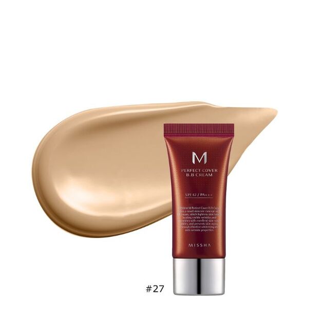 MISSHA Perfect Cover BB Cream 20ml #27 Honey Beige