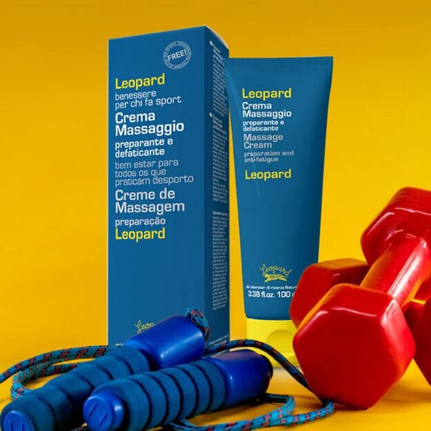 NATURA HOUSE LEOPARD SPORT masažinis kremas 100 ml