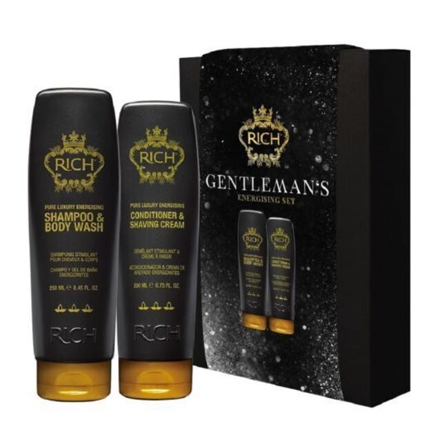 RICH PURE LUXURY GENTLEMAN´S ENERGISING SET Plaukų priežiūros rinkinys vyrams