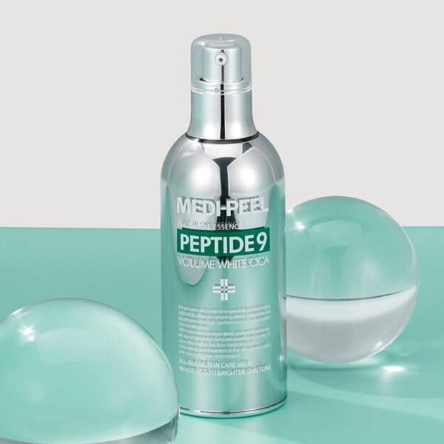 Veido esencija su peptidais MEDI-PEEL Peptide 9 Volume White Cica Essence, 100ml